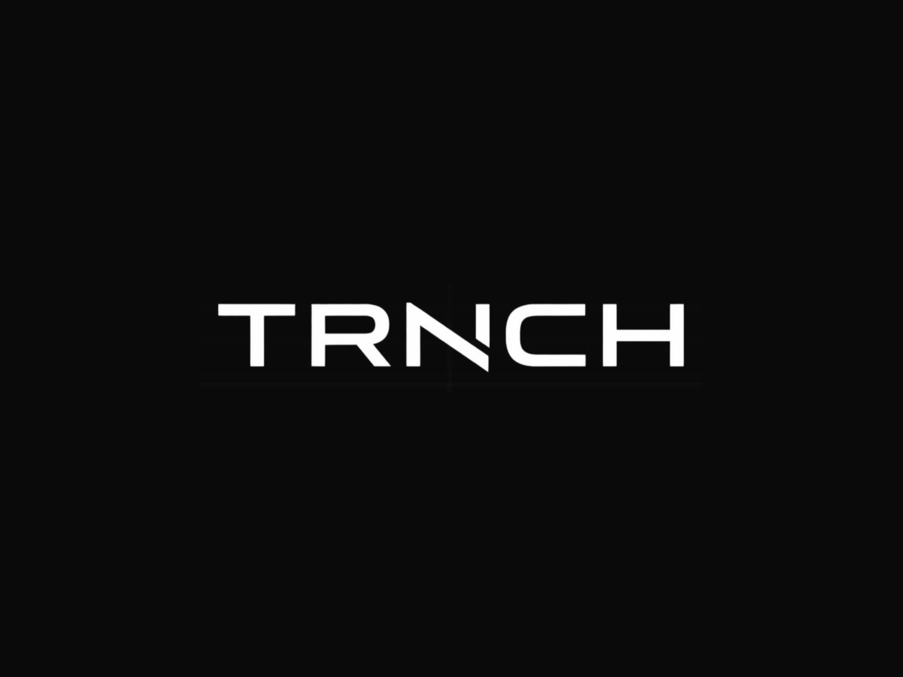 TRNCH Excavating — logotype on black